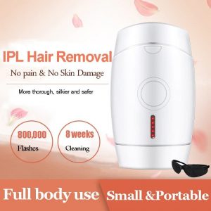 دستگاه لیزر خانگی حرفه ای رفع موهای زائد صورت و بدن آی پی ال با 800000 شات IPL Laser Hair Removal Handset